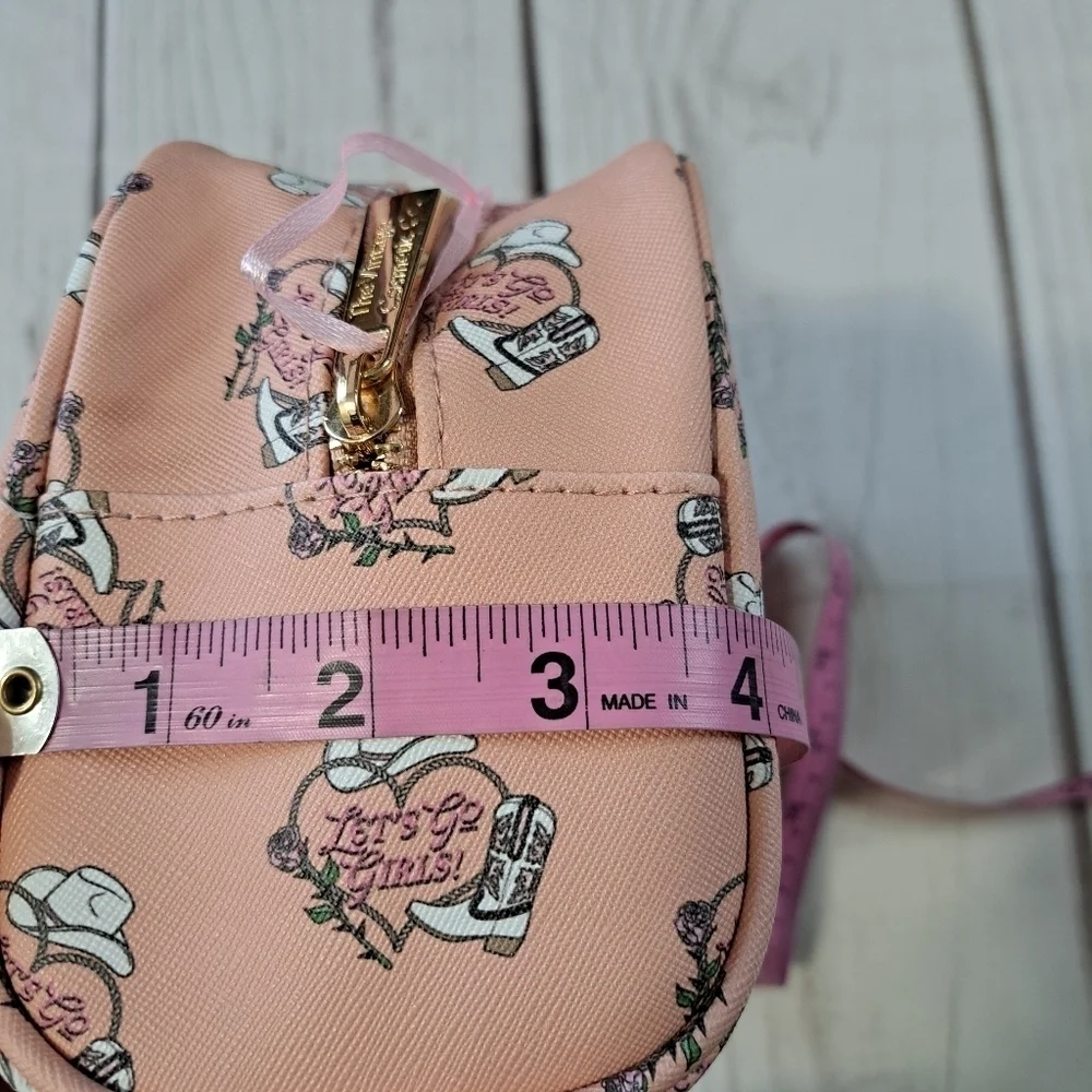 The Vintage Cosmetic Company Lets Go Girls Western Cowgirl Travel Cosmetic Bag